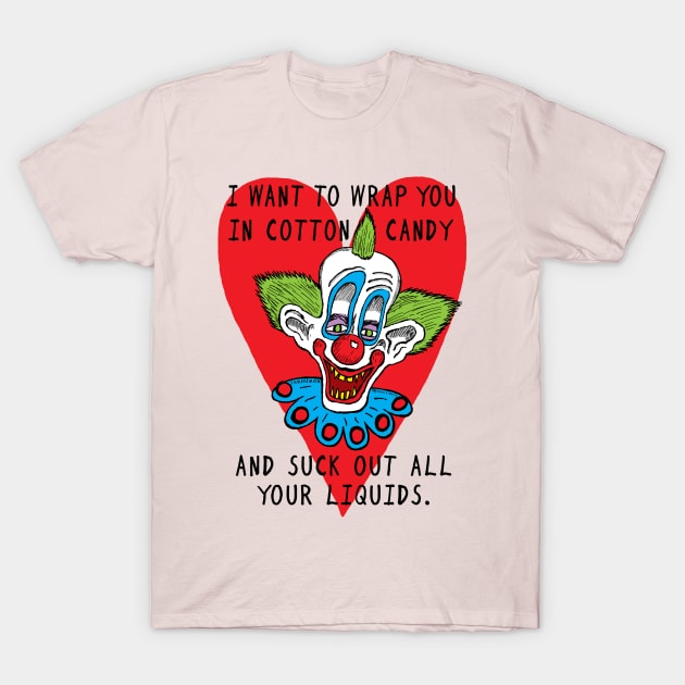 Killer Klown Love T-Shirt by jarhumor